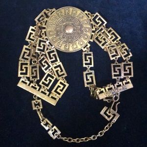 💯Gorgeous Versace for H&M Medusa Choker in gold!!!